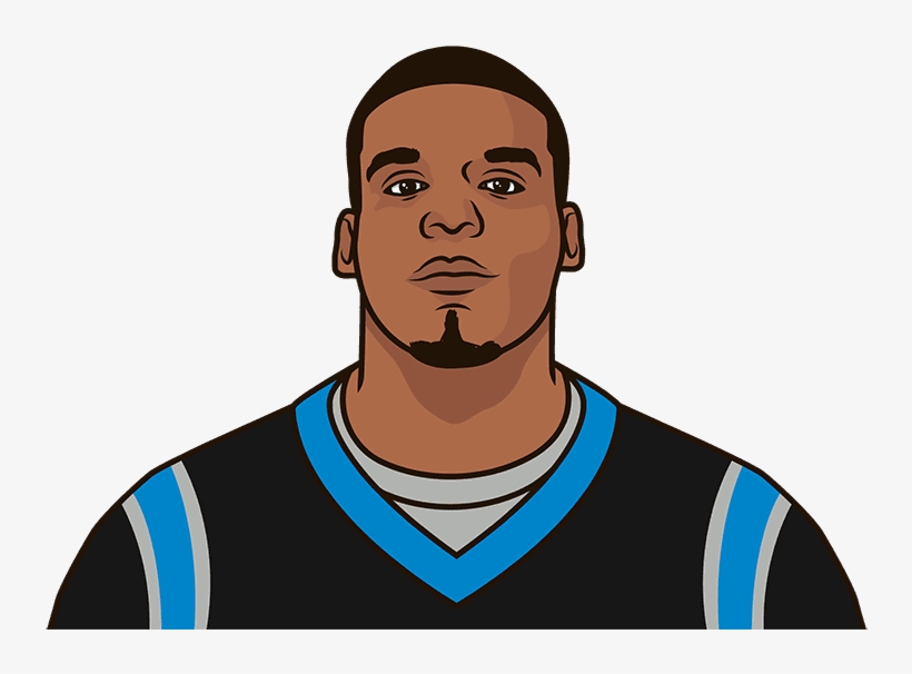 Cam Newton Scored The 53rd Rushing Touchdown Of His - Illustration, transparent png download