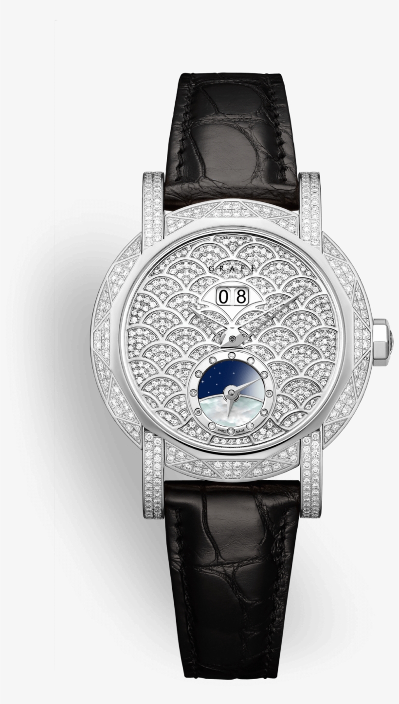 A Graff Ladies' Graffstar Icon Automatic 38mm Full-set - Analog Watch, transparent png download