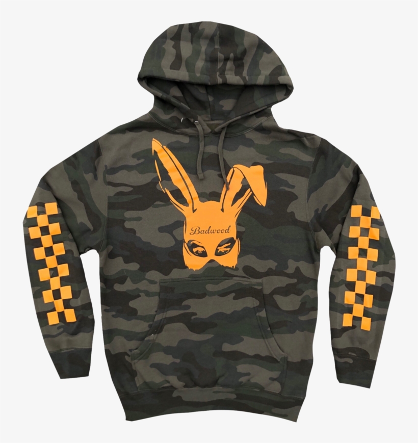 Bad Bunny Hoodie In Camo - Sweatshirt, transparent png download