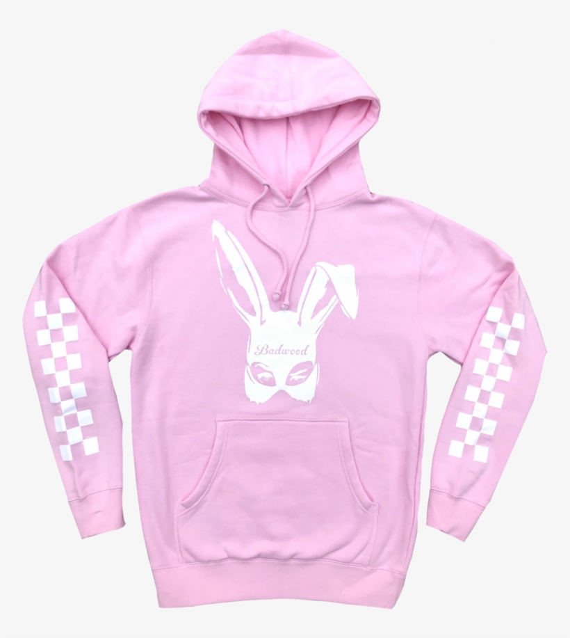 Bad Bunny Hoodie In Baby Pink - Hoodie, transparent png download