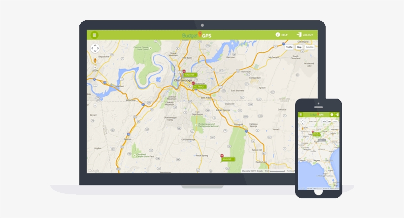 Budgetgps Works On All Platforms, Mobile, Tablet Or - Map, transparent png download