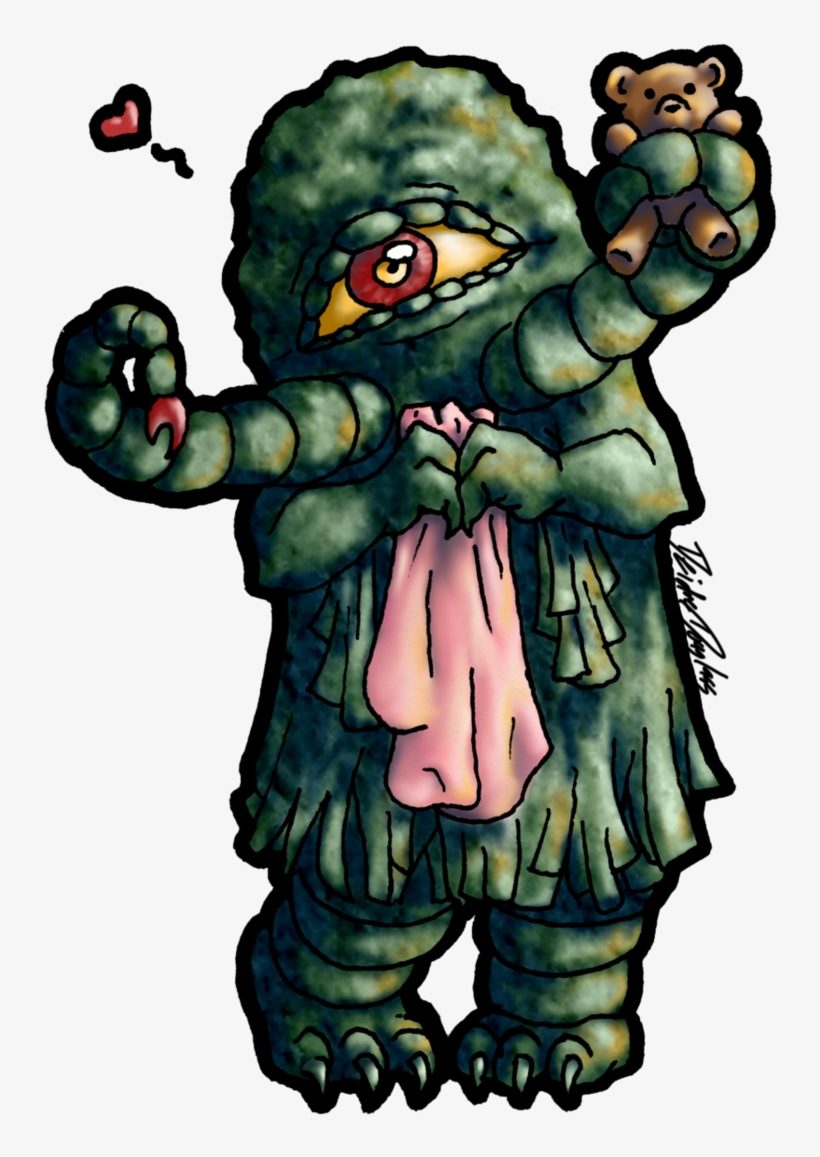 A Little Monster Love From The Green Slime - Illustration, transparent png download