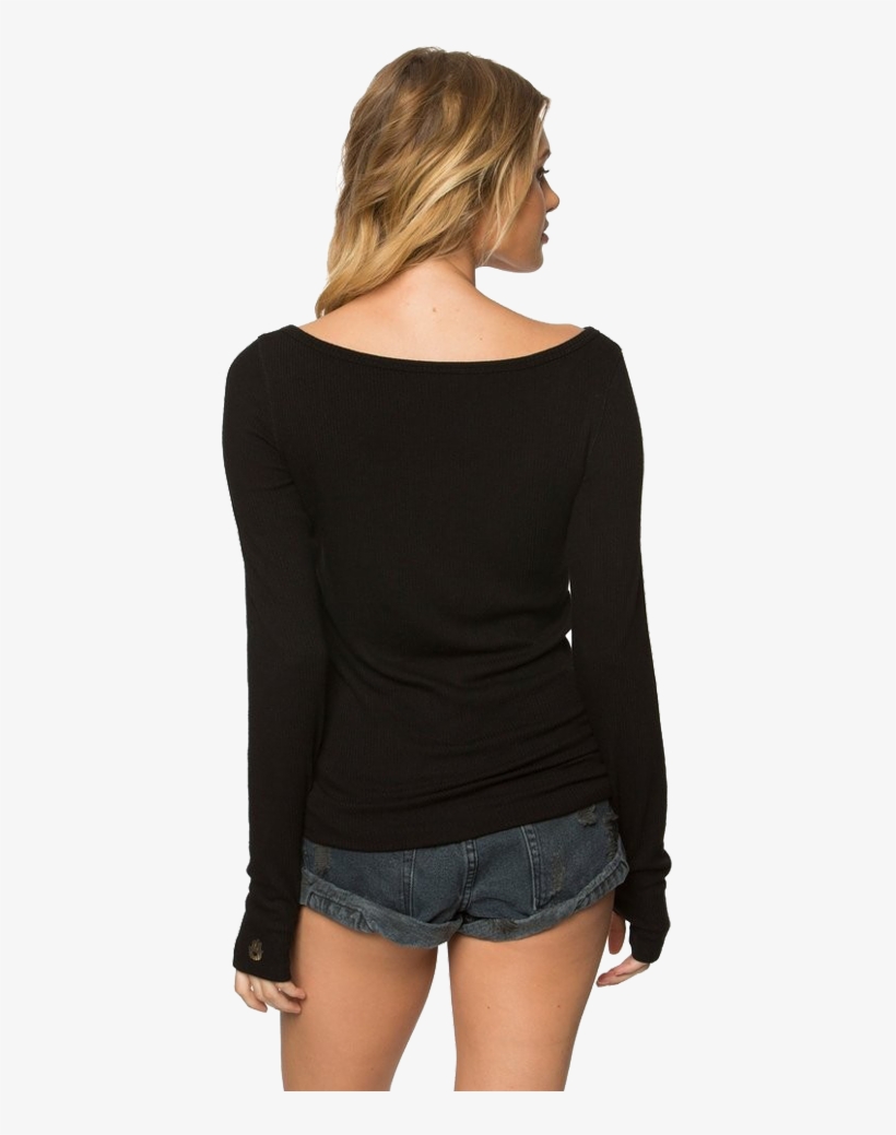 Spiritual Gangster Women's Hamsa Logo Long Sleeve Top - Photo Shoot, transparent png download