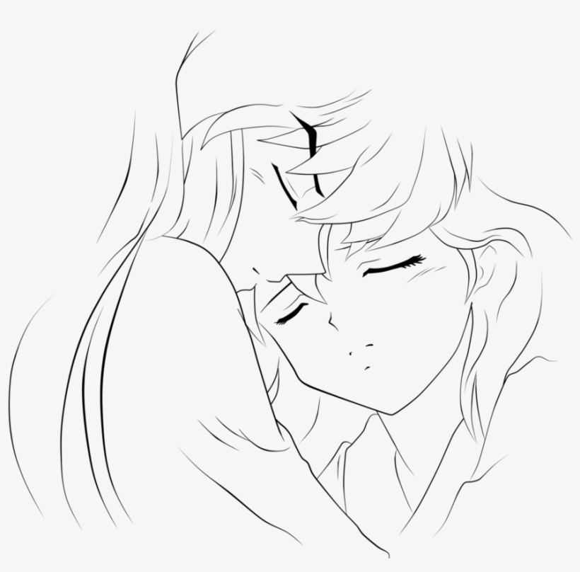 Inuyasha Clipart Black And White - Line Art, transparent png download