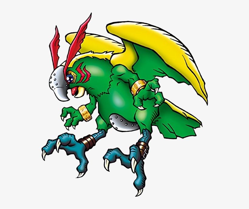 Parrotmon Is Such A More Interesting Concept Than It - Digimon Parrotmon, transparent png download