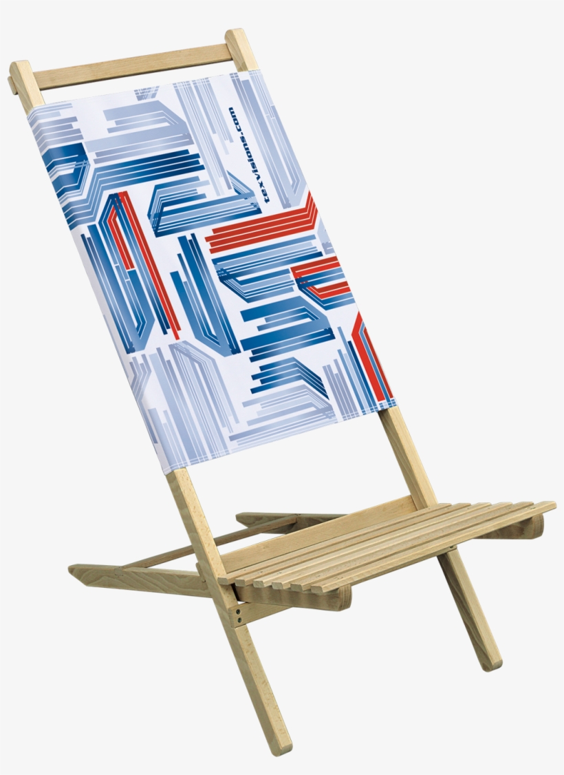 The Beach Chair Has A Frame That Is Lightweight At - Folding Chair, transparent png download