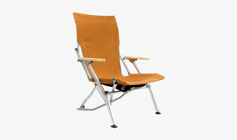 Snow Peak Folding Beach Chair, Orange - Chair, transparent png download