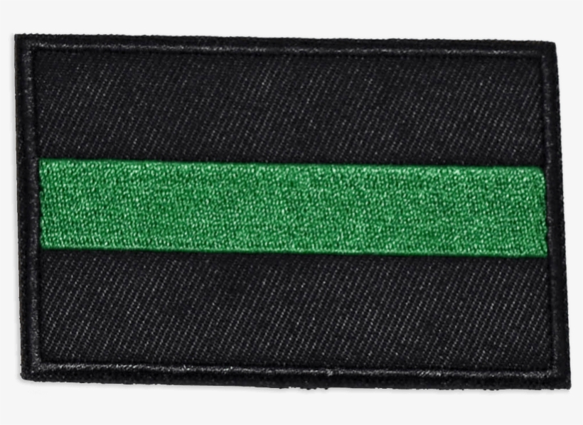 Thin Green Line Patches - Wallet, transparent png download