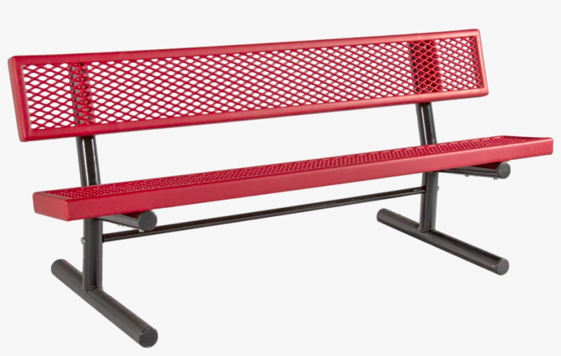 Portable Bench With Backrest - Bench, transparent png download