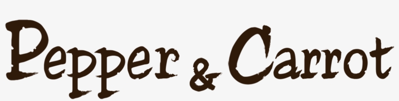 Peppercarrot Title - Calligraphy, transparent png download