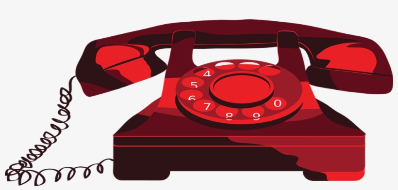Phone Clipart Classic - Telephone Clipart, transparent png download