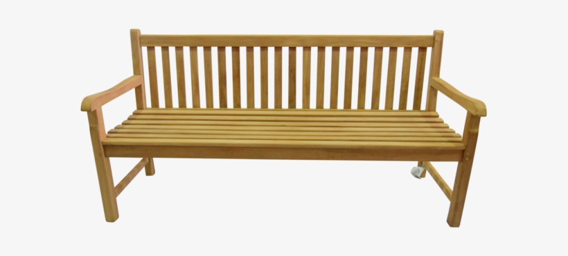 Traditional Garden Park Bench 180cm - Bench, transparent png download