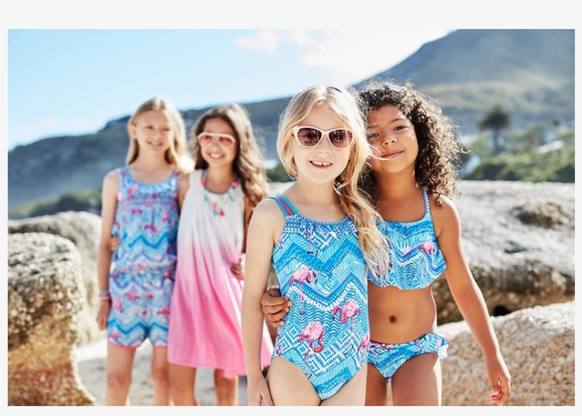 Adjustable Shoulder Straps Girls Look Bottom Children - Vacation, transparent png download
