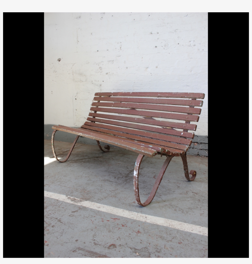 0012011brown Park Bench X1 - Bench, transparent png download