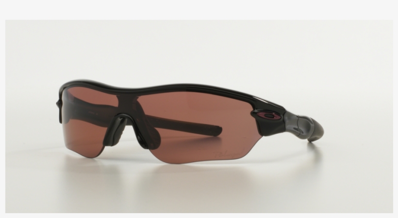 Oakley Radar Edge Polished Black With The Oakley Logo - Shadow, transparent png download