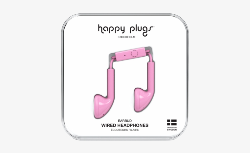 Pinkearbud - Happy Plugs, transparent png download