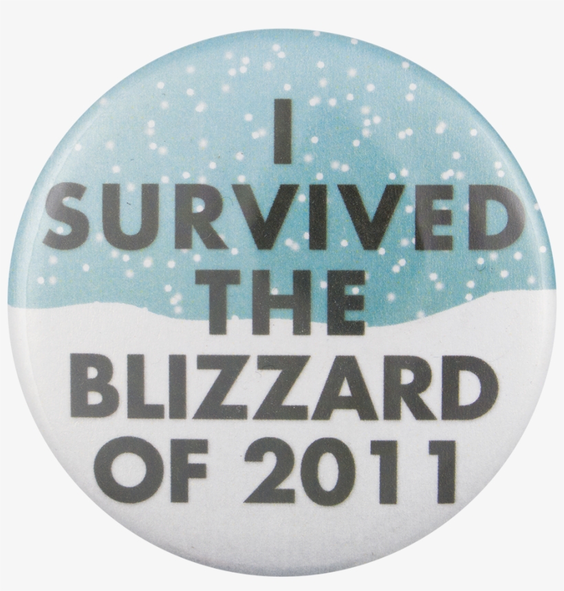 I Survived The Blizzard Of - Circle, transparent png download