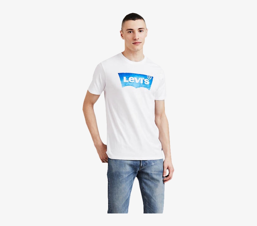 Levis Strauss Skateboarding Watermark T-shirt Graphic - T Shirt Levis, transparent png download