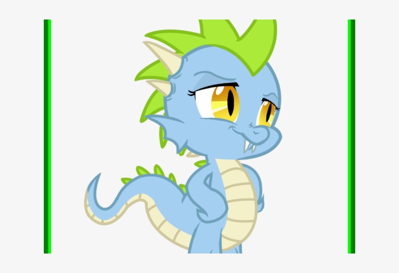 Little Dragon Clipart Dragon Tail - Mlp Cute Baby Dragon, transparent png download