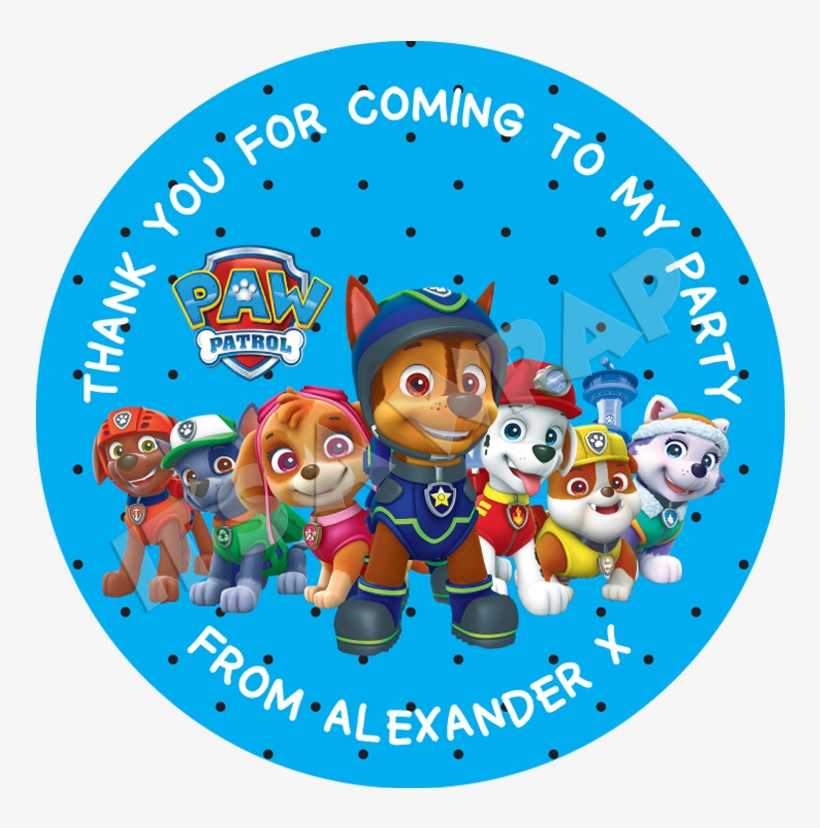 Paw Patrol Sweet Cone Stickers - Paw Patrol, transparent png download
