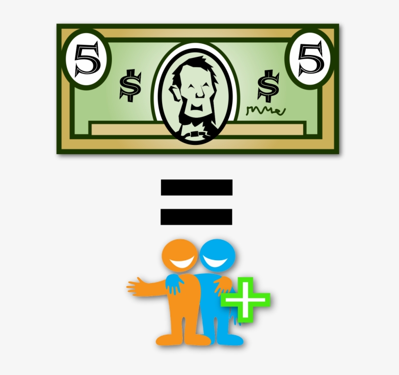 For Every $5 That You Donate, We Can Reach 1 More Person, transparent png download