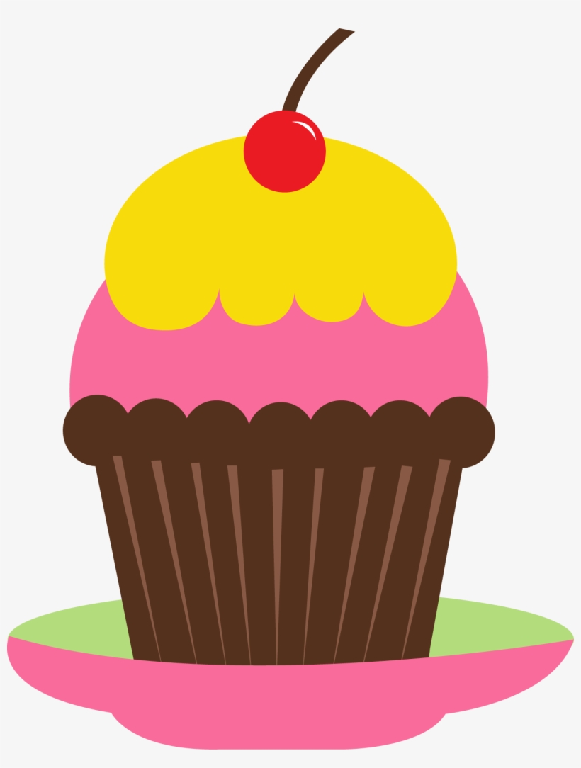 Happy Birthday Cupcake Clip Art - Cupcake, transparent png download