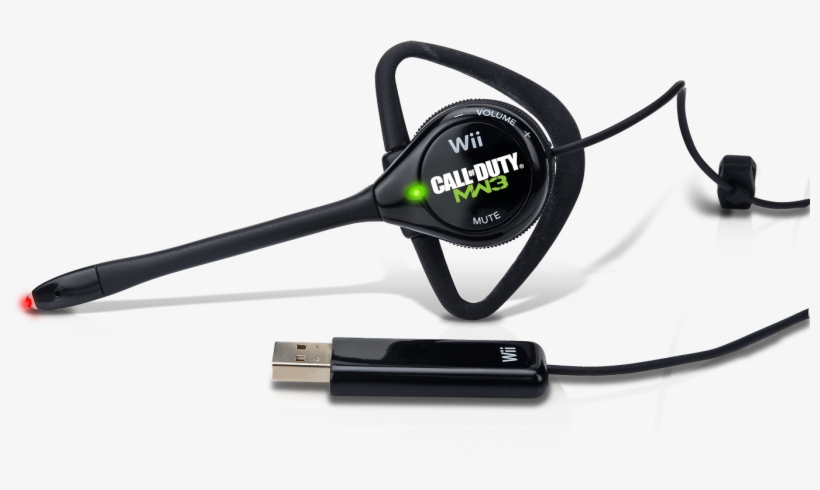 Images - Wii Black Ops Headset, transparent png download