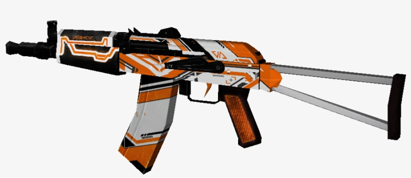 Ak74u Asiimov - Ranged Weapon, transparent png download