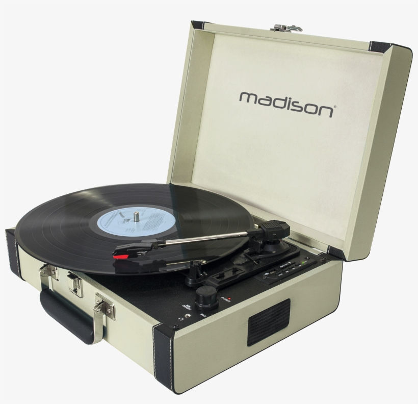 Vintage Turntable Case With Bluetooth, Usb, Sd & Rec - Turntable, transparent png download