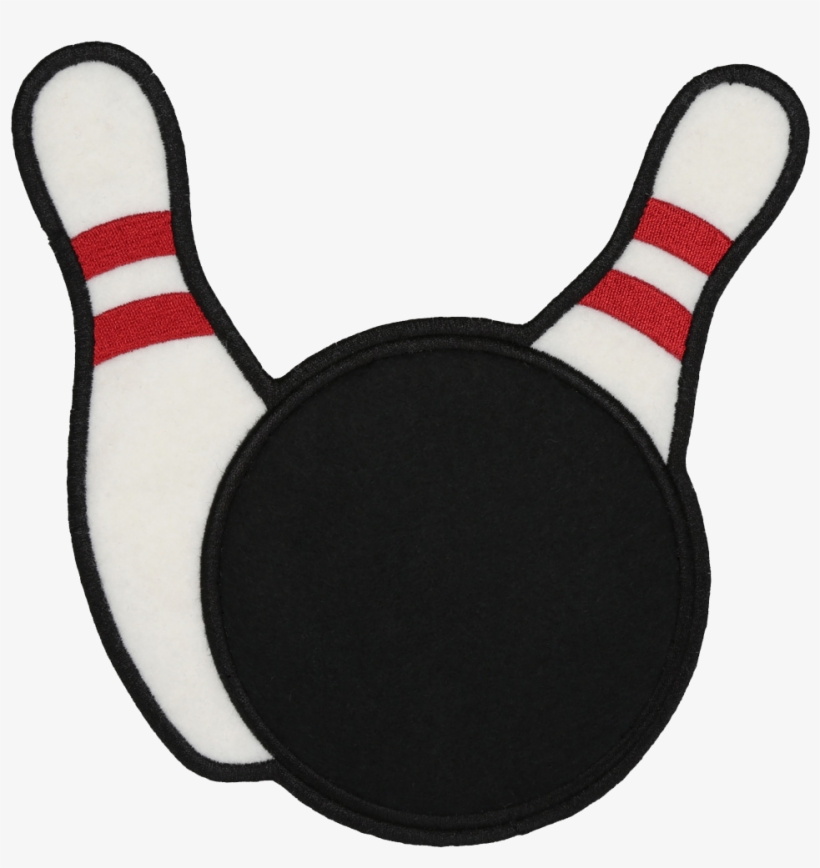 Ps119 Bowling Ball And Pins Patch Patch - Ten-pin Bowling, transparent png download