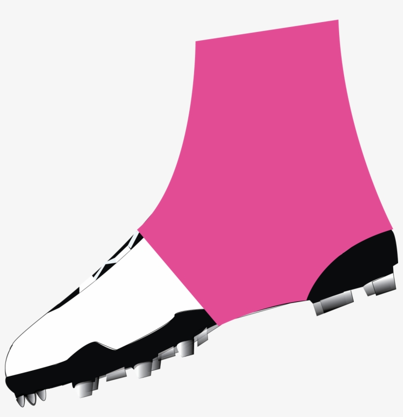 Breast Cancer Awareness Spats - Custom Football Spats, transparent png download
