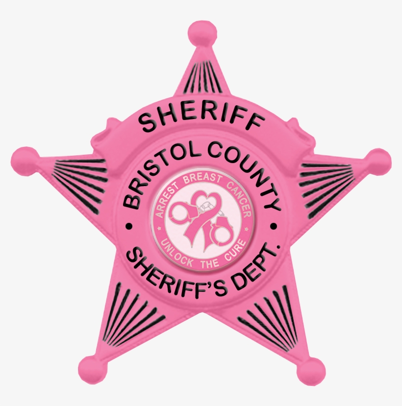 Blackinton Breast Cancer Awareness Five Point Star - Breast Cancer Awareness Handcuffs, transparent png download