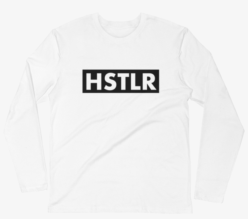 Hstlr Fitted Crew White Wear Hstlrlongsleeveteewhite - Long-sleeved T-shirt, transparent png download