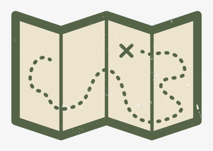 Outdoor Icons Map - Icon, transparent png download