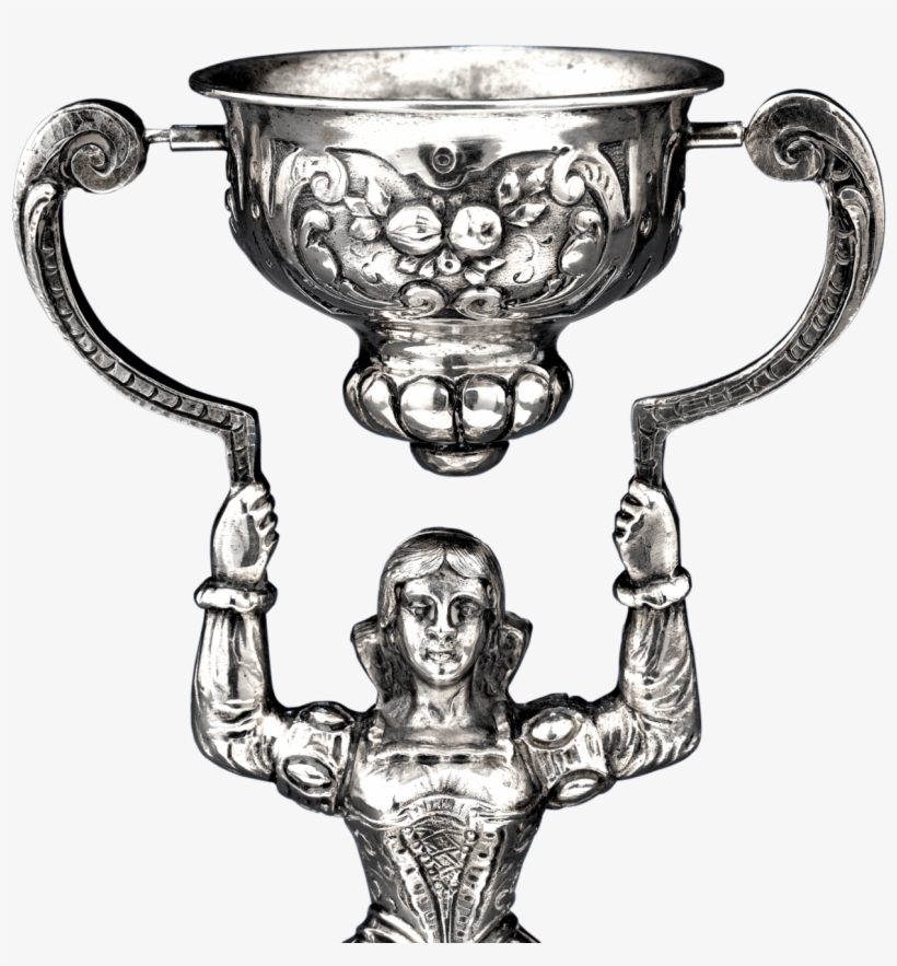 Black And White Stock Antique Silver German Wedding - Illustration, transparent png download