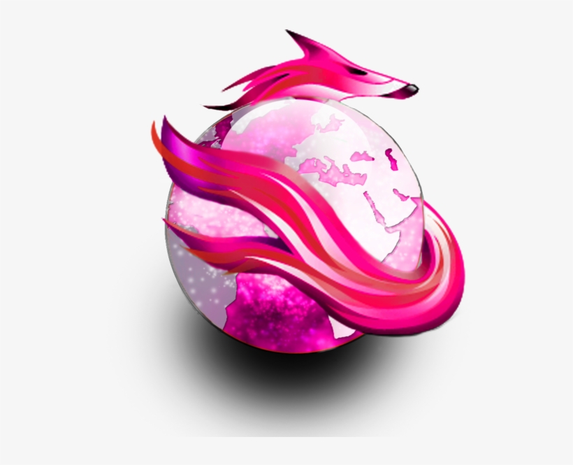 Pink Firefox Icon, transparent png download