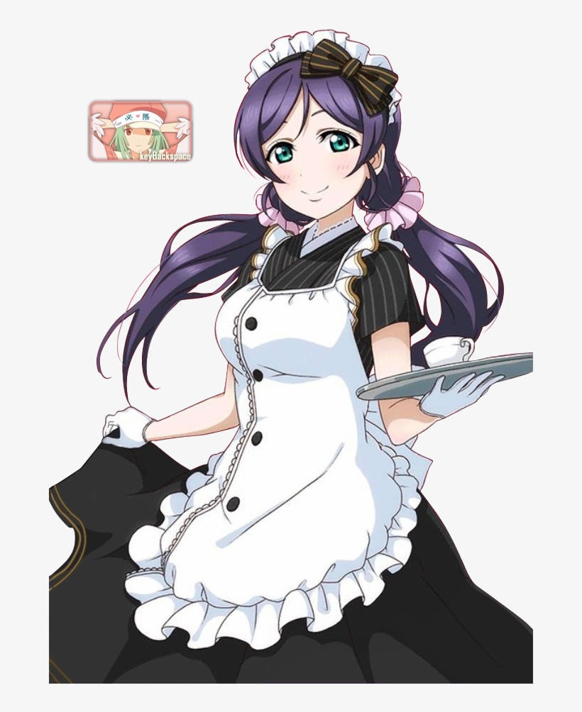 Love Live Nozomi Maid, transparent png download