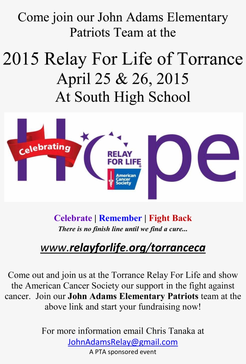 Relay For Life, transparent png download