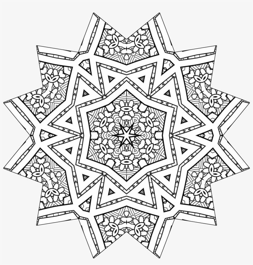 Mandala Stamp, transparent png download