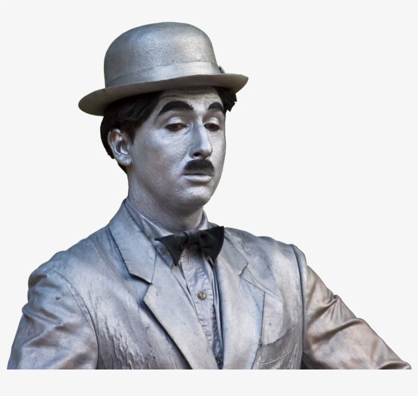 Charlie Chaplin, Black And White, Clown, Black White - Charlie Chaplin, transparent png download