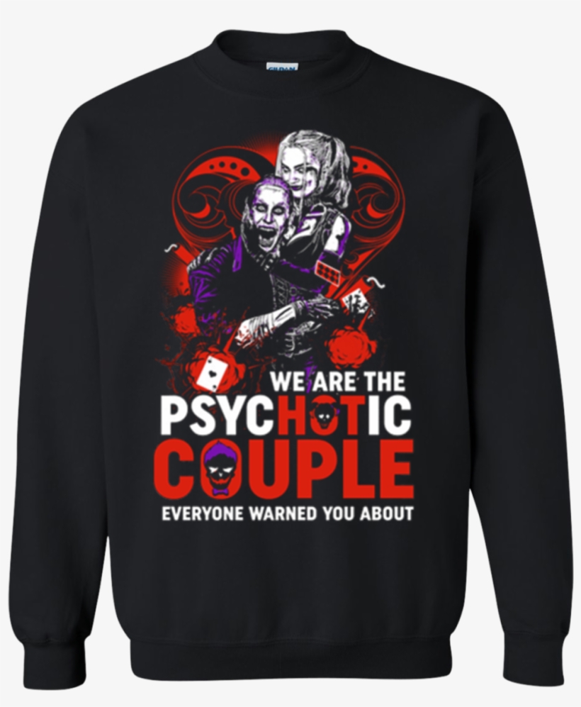 We Are The Psychotic Couple Joker And Harley Quinn - Christmas Jumper, transparent png download