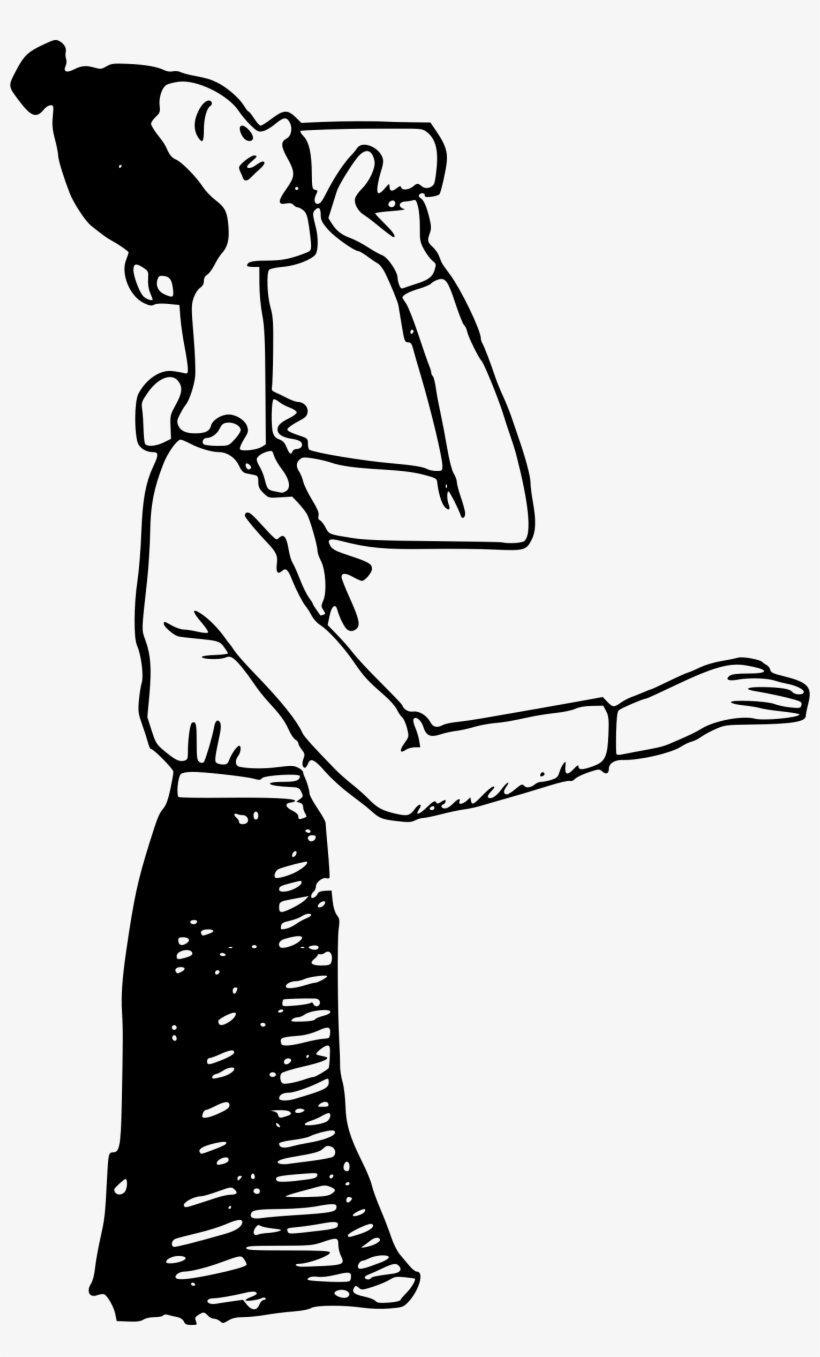 Big Image - Drunk Lady Cartoon Transparent, transparent png download