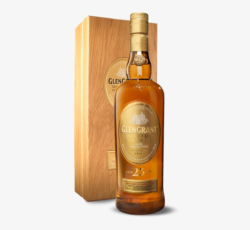 Aged 25 Years - Glen Grant Ltd, transparent png download