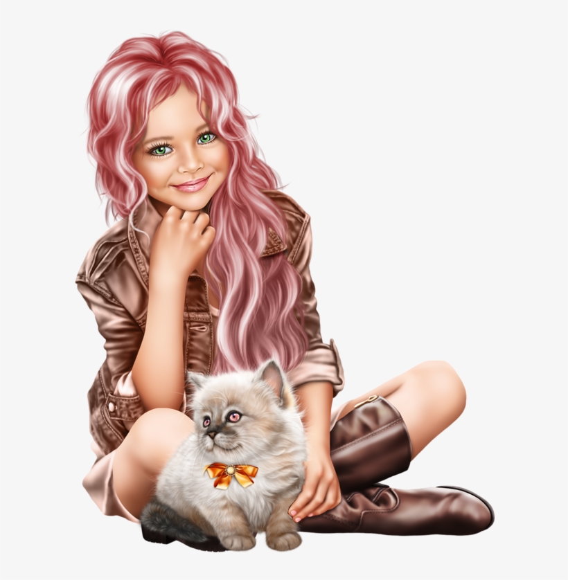 Cute Girl Dessin, transparent png download