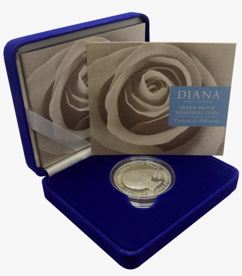 Pre-owned 1999 Uk Princess Diana Memorial Silver Proof - Rose, transparent png download