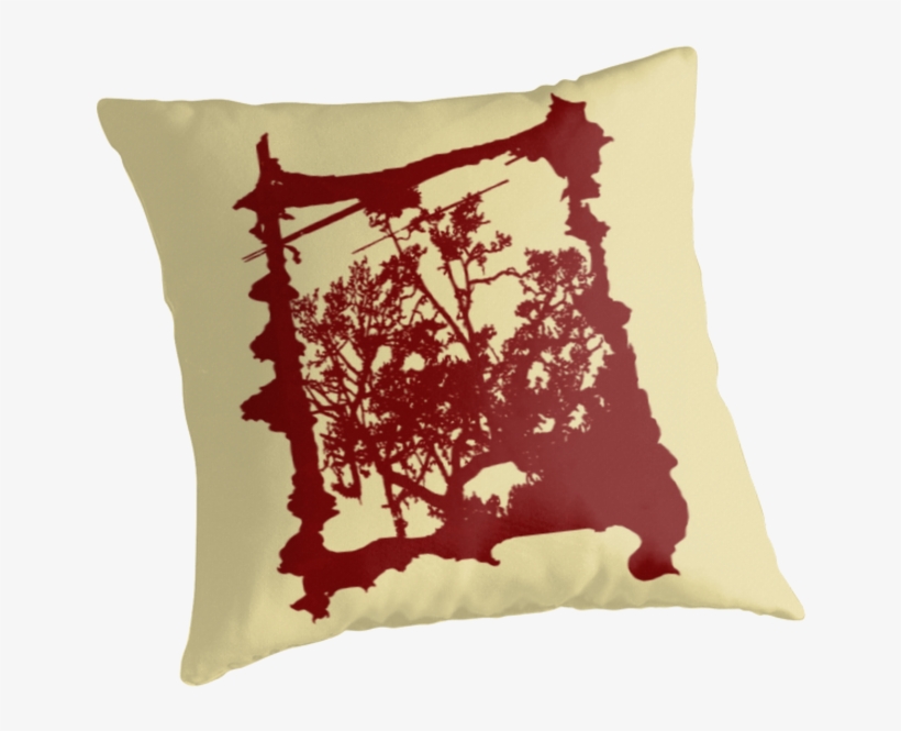Abstract With Creepy Tree Ii - Cushion, transparent png download