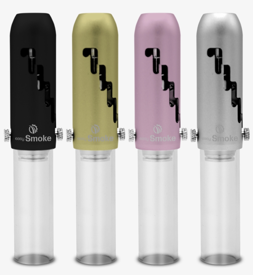 Mini Glass Blunt Aluminum Pipe For Herbs Tobacco Easy - Lip Gloss, transparent png download