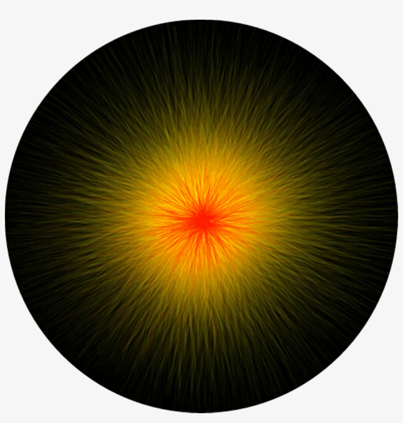 Starburst Sticker - Circle, transparent png download