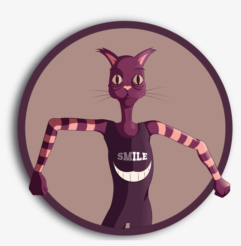 Remake Of The Character The Cat Of Alice In Wonderland - Pbs Kids Go, transparent png download