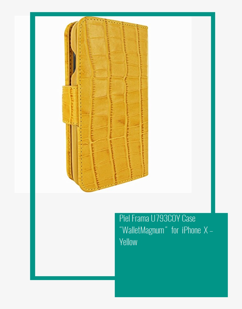 Piel Frama U793coy Case “walletmagnum” For Iphone X - Coin Purse, transparent png download